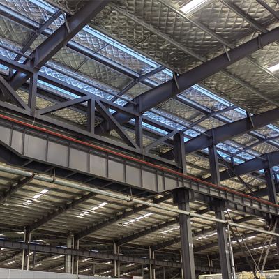 Q355 Стальная конструкция Хранилище Сборка с H-секцией