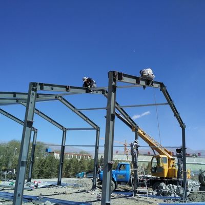 Промышленное животноводство Стальная конструкция Ферма Дом использование Цветная панель