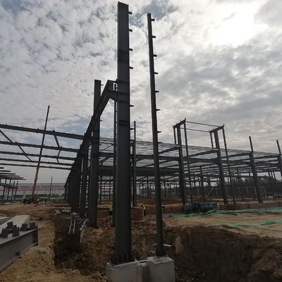 Структура из стали, устойчивая к землетрясениям