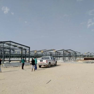 ODM Prefab Металлический склад Интеллектуальная стальная рама Куриный дом