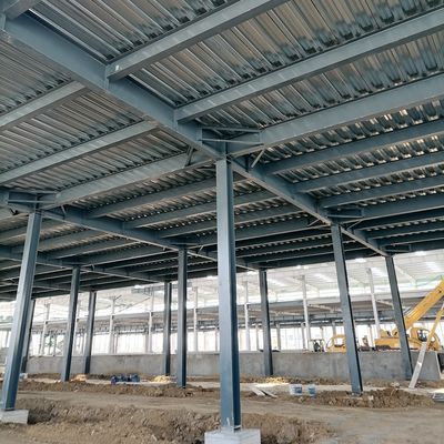 Q355B Преfabricated Steel Construction Prefab Steel Warehouse Buildings ODM (Преfabрикованные стальные строительные конструкции)