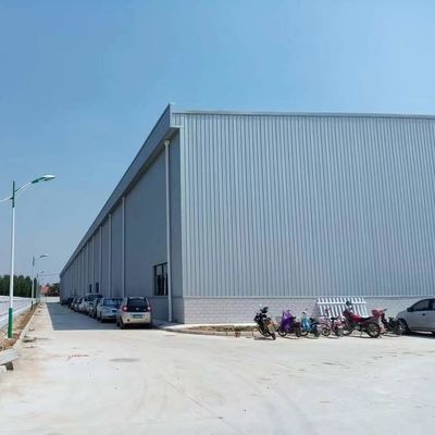 CE Prefab Warehouse Building Сцинкованная экономичная сварная сталь типа H