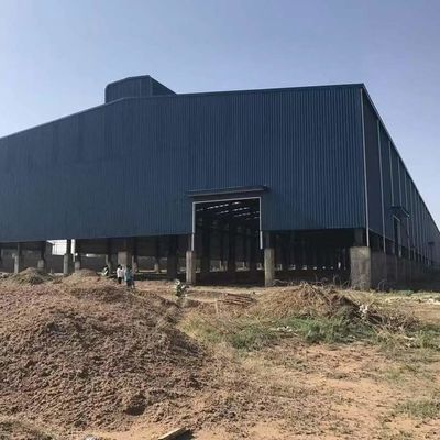CE Prefab Warehouse Building Сцинкованная экономичная сварная сталь типа H