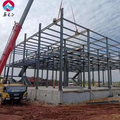 CE Steel Structure Warehouse Q355B Префабрикованный стальной склад