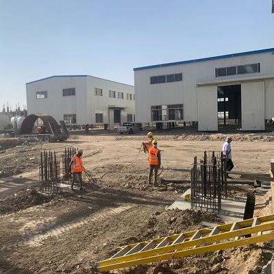 Q355B Стальные сборные дома Специализированный сборный стальной склад