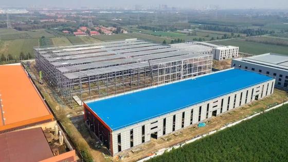 Китайская мастерская по производству готовых стальных конструкций