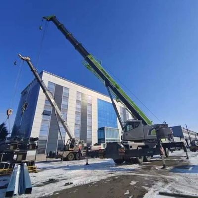 Многоэтажное здание из стальной конструкции для офисов для работы и проживания