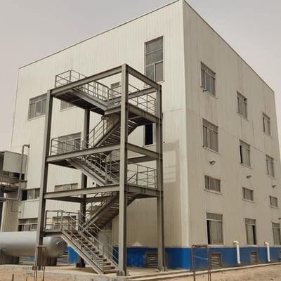 Экологически чистый стальной цех с ПВДФ / ПВХ покрытой парусной отделкой