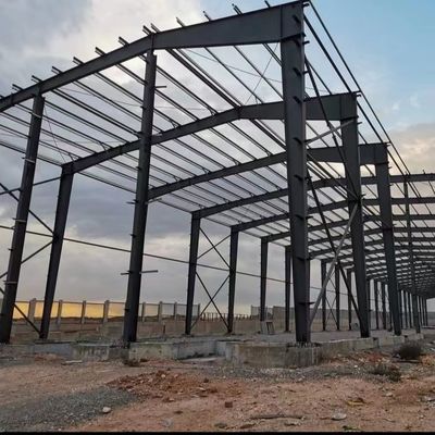 CE Steel Structure Warehouse Q355B Префабрикованный стальной склад